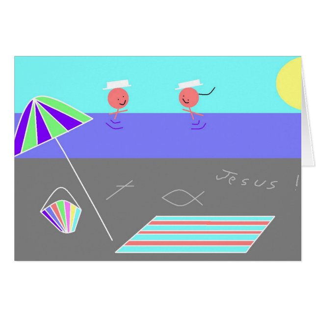 Der Himmel ist ein Jesus-Strand (Vorderseite (Horizontal))