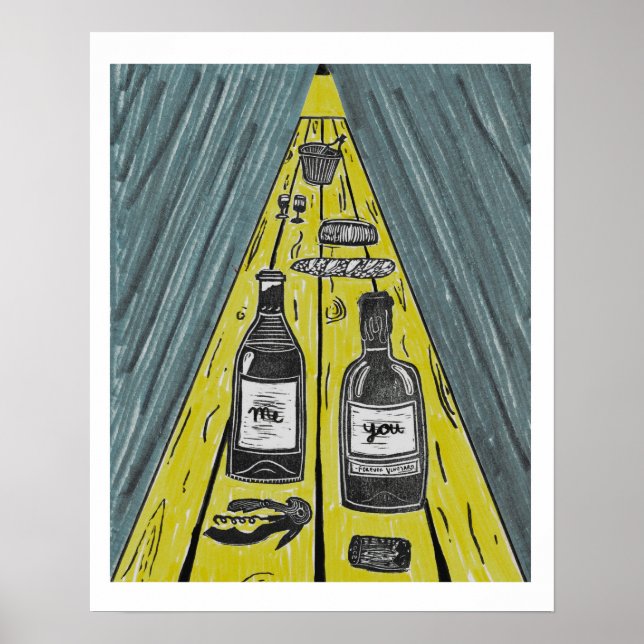 Der Himmel ist ein nie endendes Abendessen für zwe Poster (Vorne)