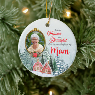 Der Himmel ist ein schöner Ort Keramik Ornament