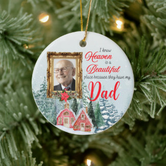 Der Himmel ist ein schöner Ort Keramik Ornament