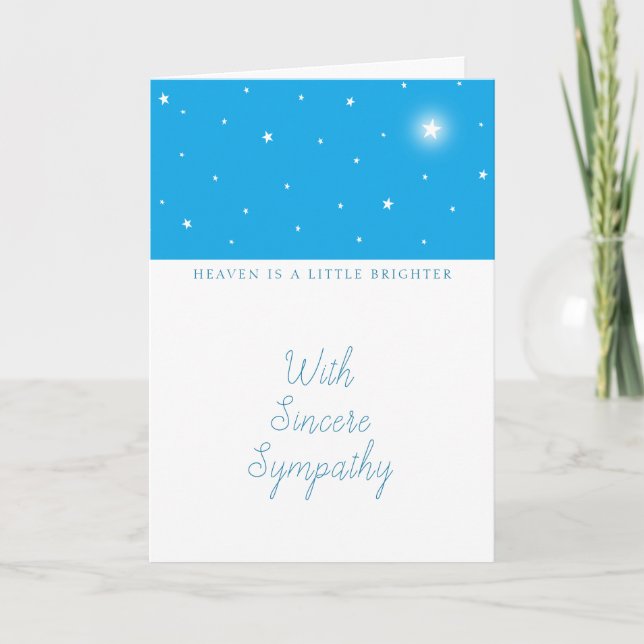 Der Himmel ist eine hellere Hundekatze oder ein be Karte (Vorderseite)