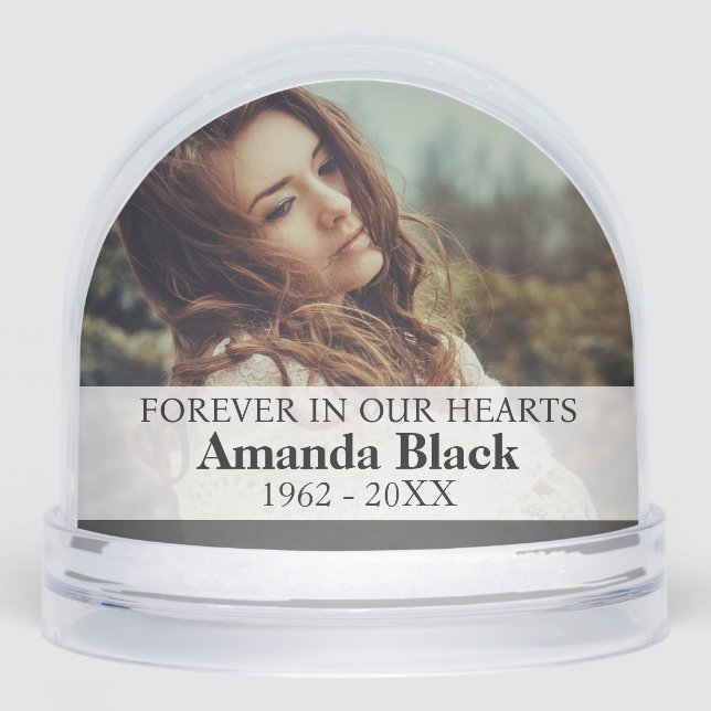 Der Himmel ist ihr Zuhause Cross Sister Foto Schne Schneekugeln (Vorderseite)