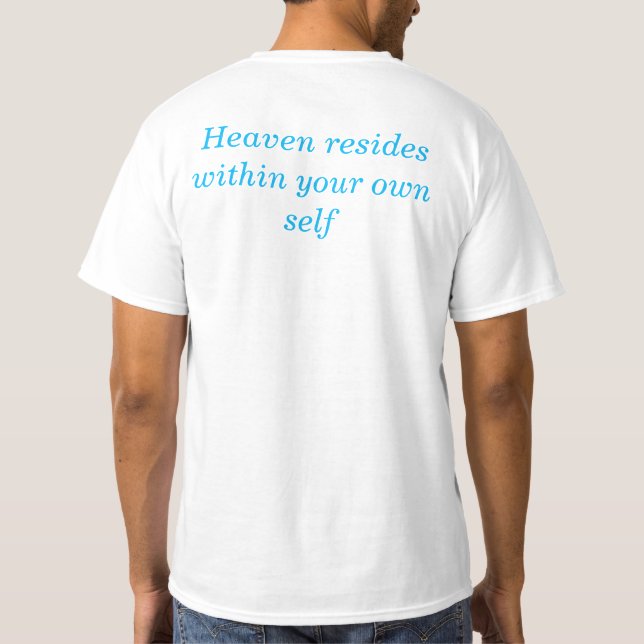 Der Himmel ist im T - Shirt (Rückseite)