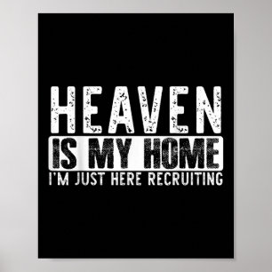 Der Himmel ist mein Zuhause Christlicher Glaube Je Poster