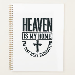 Der Himmel ist mein Zuhause Christliches Rekrutier Planer