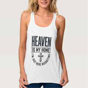 Der Himmel ist meine Heimat Christliches Rekrutier Tank Top