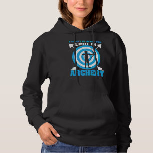 Der Himmel ist nie das Limit in Bogenschießen Hoodie