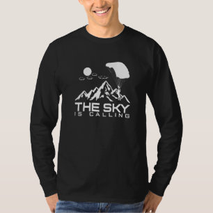Der Himmel Ruft I Fallschirmspringer Tandem Sprung T-Shirt