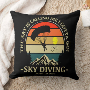 Der Himmel ruft mich, ich muss Skydiving gehen Kissen