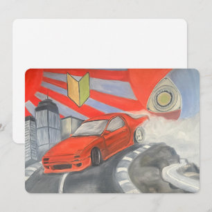 Der Himmel treiben Feiertagskarte