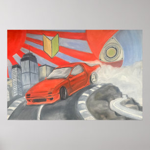 Der Himmel treiben Poster