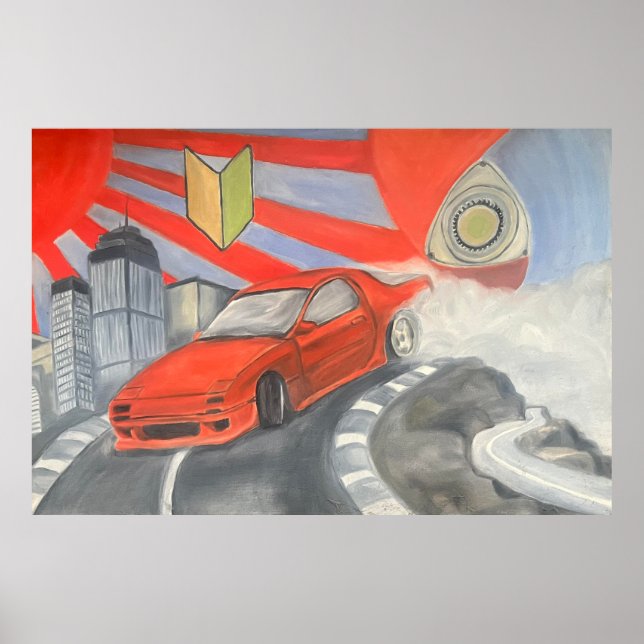 Der Himmel treiben Poster (Vorne)