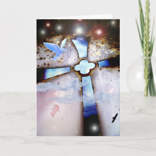 Der Himmel verkündet den Ruhm Gottes Osterkarte Feiertagskarte