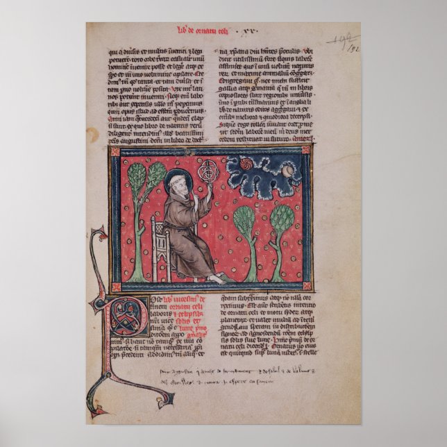 Der Himmel, von 'De Natura rerum' Poster (Vorne)