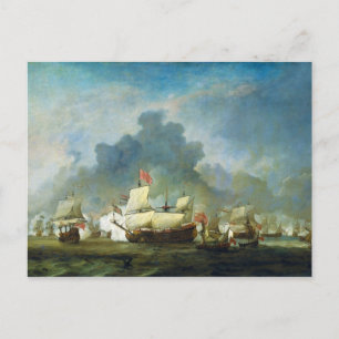 Der Himmel von Michiel Adriaensz de Ruyter Postkarte