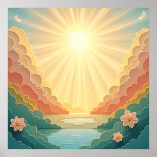 Der Himmel wartet - Zum Gedenken an einen geliebte Poster