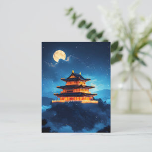 Der Himmelspalast um Mitternacht Postkarte