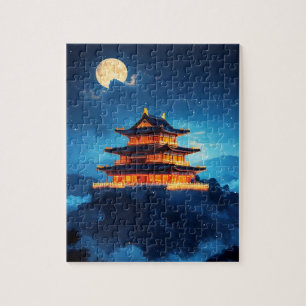 Der Himmelspalast um Mitternacht Puzzle
