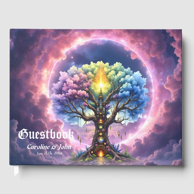 Der himmlische Baum der ewigen Reiche.  Gästebuch (Vorderseite)