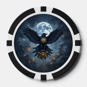 Der himmlische Rabe. Pokerchips
