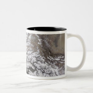 Der Hindukusch Zweifarbige Tasse