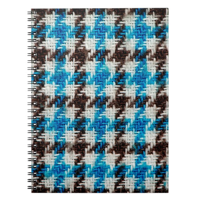 Der Hintergrund der Flanell-Textur. Notizblock (Vorderseite)