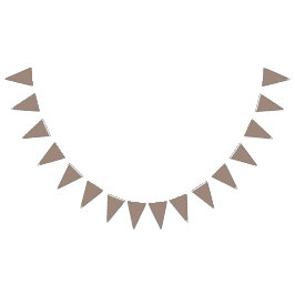 Der Hintergrund ist in verschiedenen Brauntönen ge Wimpelkette