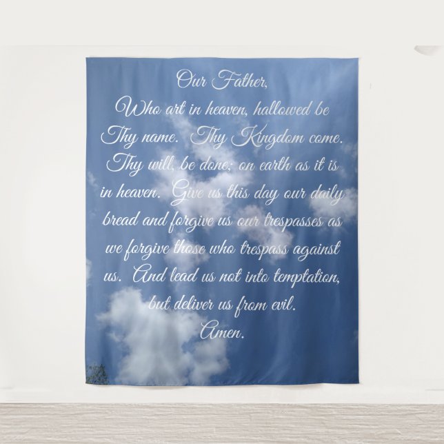 Der Hintergrund unseres Vaters Wandteppich (Vorderseite)