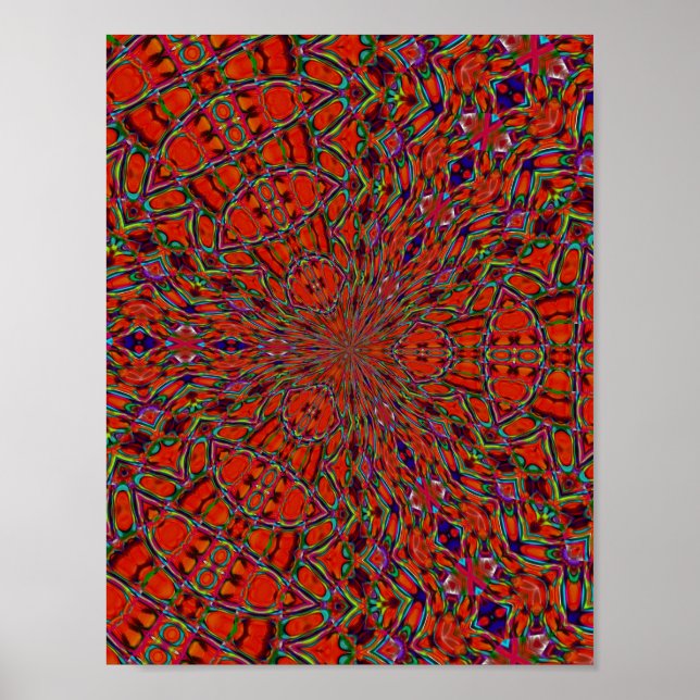 Der Hippie der 60er Poster (Vorne)