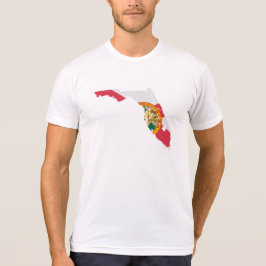 Der Hipster-Staat der Männer von Florida-T-Shirt T-Shirt
