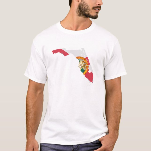 Der Hipster-Staat der Männer von Florida-T-Shirt T-Shirt (Vorderseite)