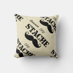 Der Hipster Stache Mustache Retro Kissen