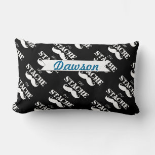 Der Hipster Stache Mustache Retro Lendenkissen