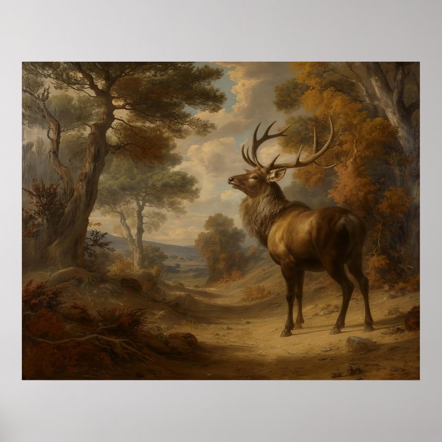 Der Hirsch Poster (Vorne)