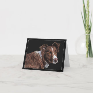 "Der Hirte" - Border Collie Karte