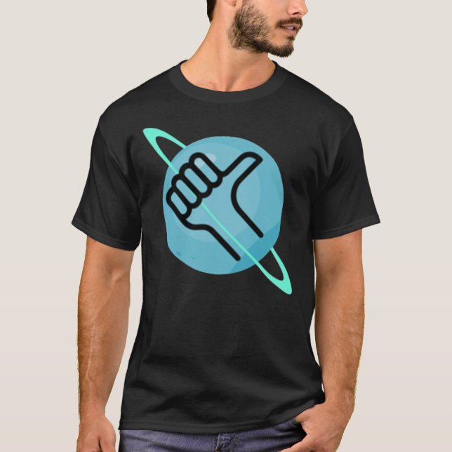 Der Hitchhiker&x27;s Guide to the Galaxy thumbs up T-Shirt (Vorderseite)