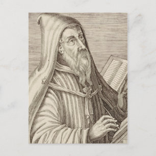 Der Hl. Augustinus von Hippo Die Flamme der göttli Postkarte