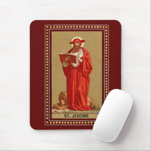 Der Hl. Hieronymus als Kardinal mit Löwe (P 004) Mousepad