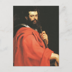 Der Hl. Jakobus der Apostel von Peter Paul Rubens Postkarte