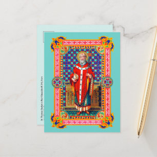Der hl. Thomas Becket in roter Kasel (K 34) Postkarte