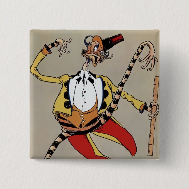 „Der HM Woggle-Bug TE“ von John R. Neill Button (Vorderseite)
