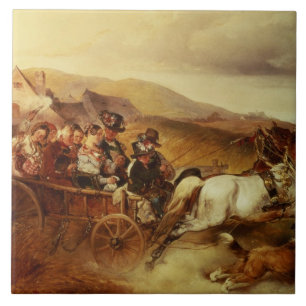 Der Hochzeits-Wagen Fliese