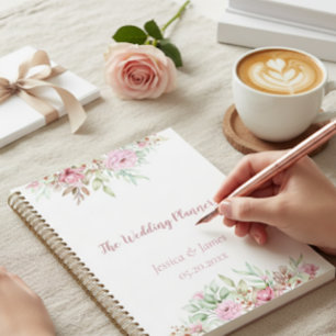 Der Hochzeitsplaner, elegant, blumenreich Planer