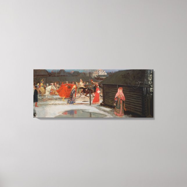 Der Hochzeitsprozess Leinwanddruck (Vorderseite)