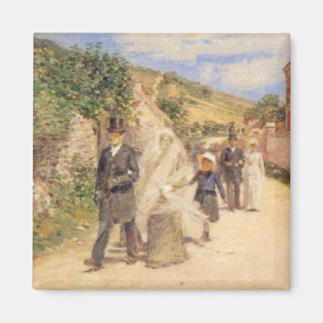 Der Hochzeitstag-März (Heiratszene) Magnet (Vorne)