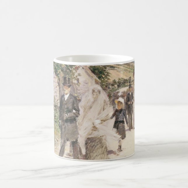 Der Hochzeitstag-März von Robinson, Vintage Newlyw Kaffeetasse (Mittel)