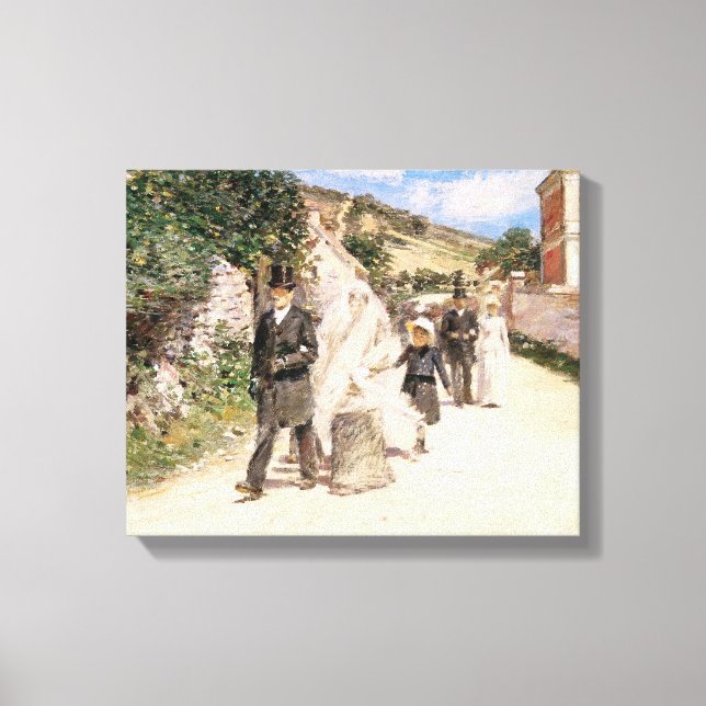 Der Hochzeitstag-März von Robinson, Vintage Newlyw Leinwanddruck (Vorderseite)