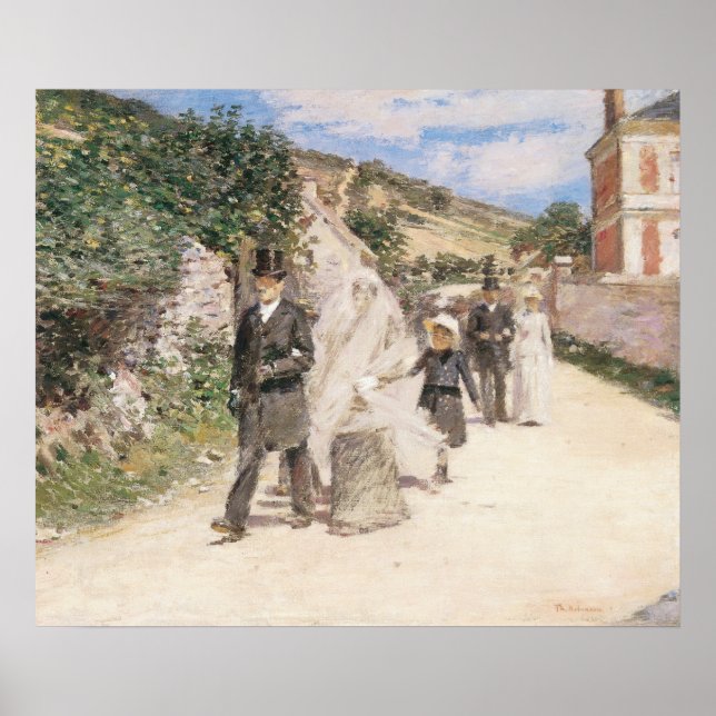 Der Hochzeitstag-März von Robinson, Vintage Newlyw Poster (Vorne)