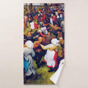Der Hochzeitstanz, Pieter Bruegel Badehandtuch