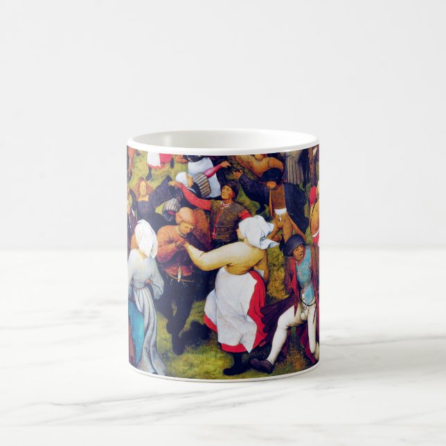 Der Hochzeitstanz, Pieter Bruegel Kaffeetasse (Mittel)